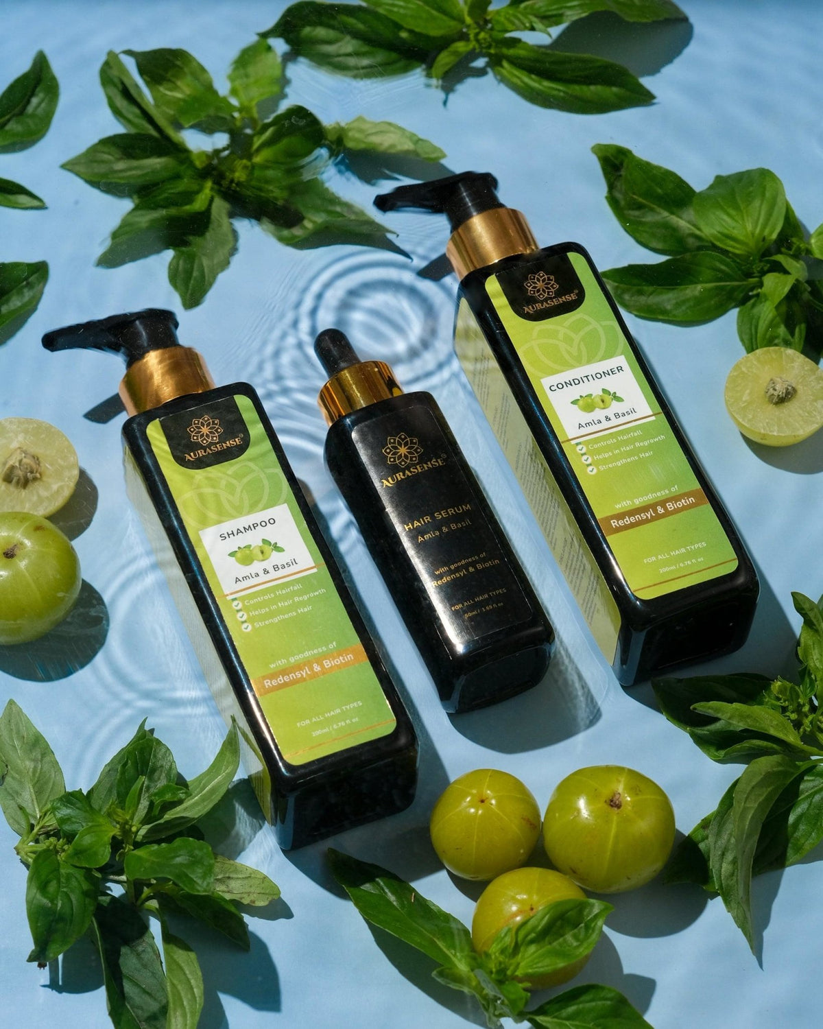 Amla and Basil Hair Growth Kit - Aurasense Beauty