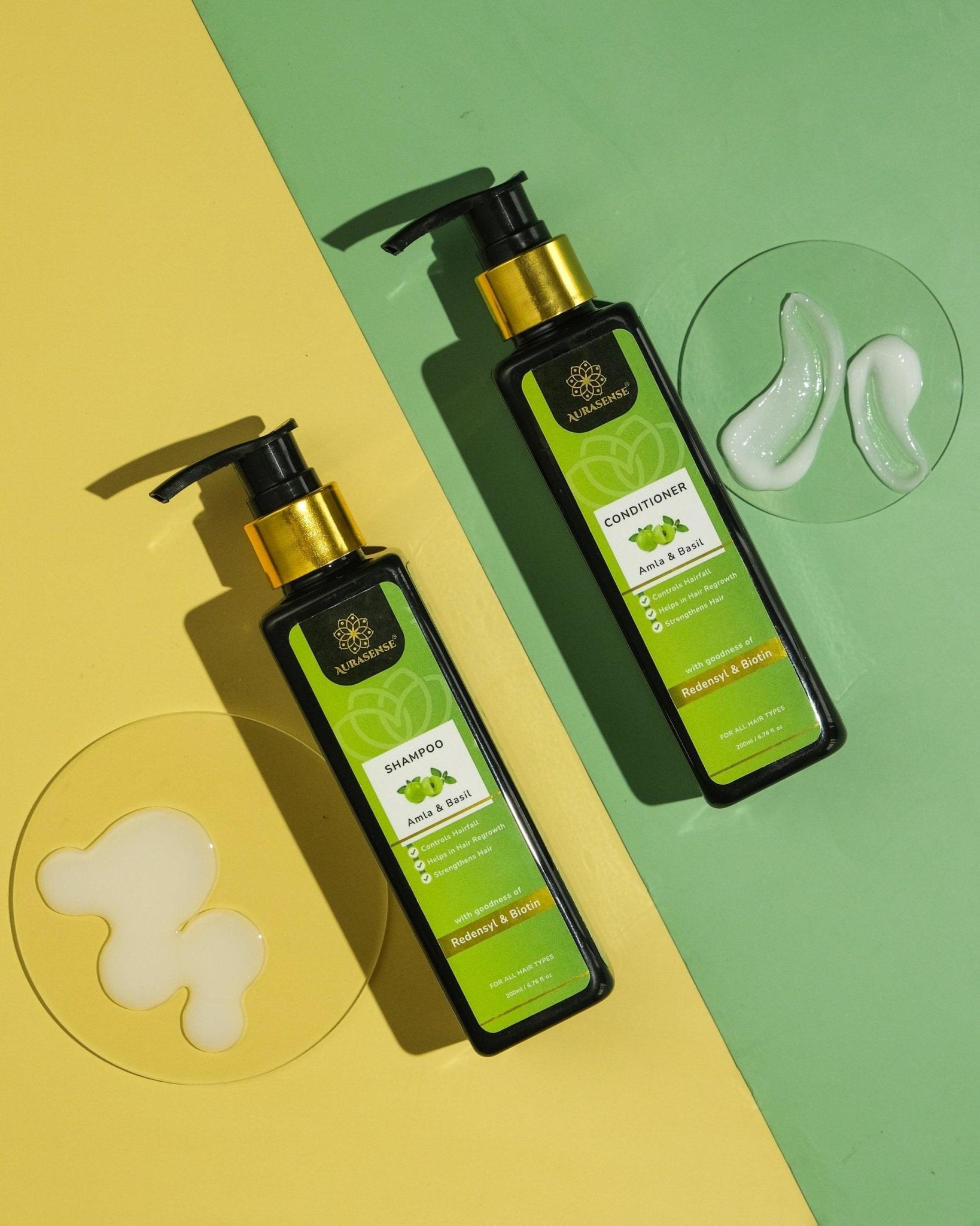 Amla and Basil Hair Growth Combo Aurasense Beauty